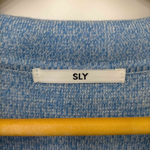 スライ SLY OLLAR KNIT S/OP COLLAR KNIT ショートワンピース レディース JPN:1
