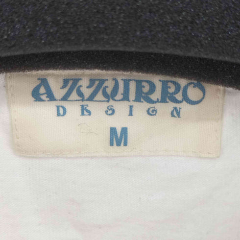 Azzurro ロゴプリント クルーネックS/Sカットソー メンズ JPN:M