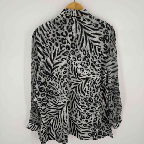 bonheur レオパード柄シアーシャツ レディース
