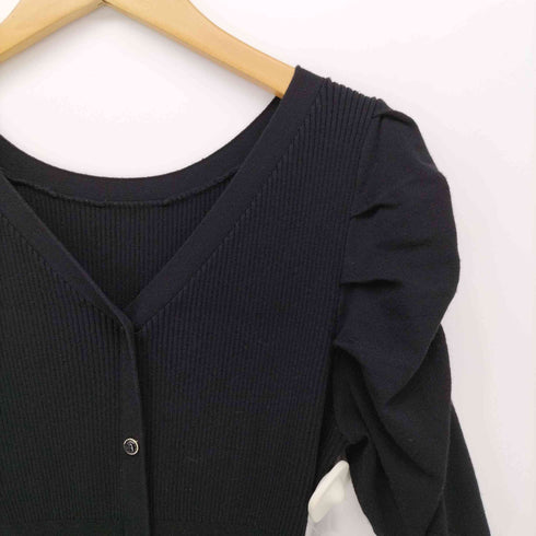 リエンダ rienda 2WAY ショルダーギャザー タイト Knit OP レディース JPN:M