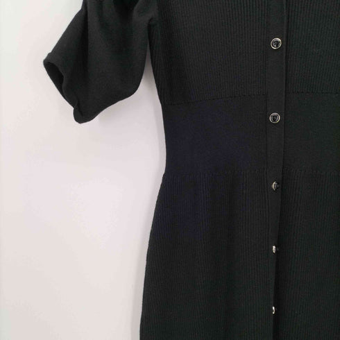 リエンダ rienda 2WAY ショルダーギャザー タイト Knit OP レディース JPN:M