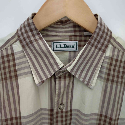 エルエルビーン L.L.Bean ボックスシルエット ショートスリーブ チェックシャツ メンズ import:M