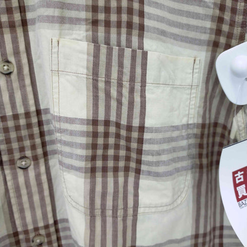 エルエルビーン L.L.Bean ボックスシルエット ショートスリーブ チェックシャツ メンズ import:M