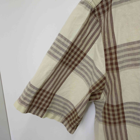 エルエルビーン L.L.Bean ボックスシルエット ショートスリーブ チェックシャツ メンズ import:M