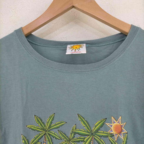サンシャイン SUNSHINE USA製 1998年コピーライト リゾートプリントTシャツ メンズ import:M