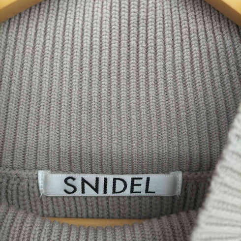 スナイデル snidel Sustainaペプラムニットトップス レディース ONE SIZE