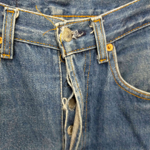 リーバイス Levis USA製 501 ボタン裏522 ボタンフライテーパード デニムパンツ メンズ W32 L36