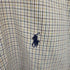 ラルフローレン RALPH LAUREN BLAKE ポニー刺繍 ロングスリーブボタンダウンチェックシャツ メンズ import:M