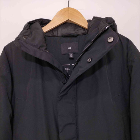 エイチアンドエム H&M ポリエステル 中綿フーデッドジャケット メンズ import:M
