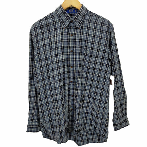 ペンドルトン PENDLETON 90S ウール混 ロングスリーブボタンダウンシャツ メンズ import:M
