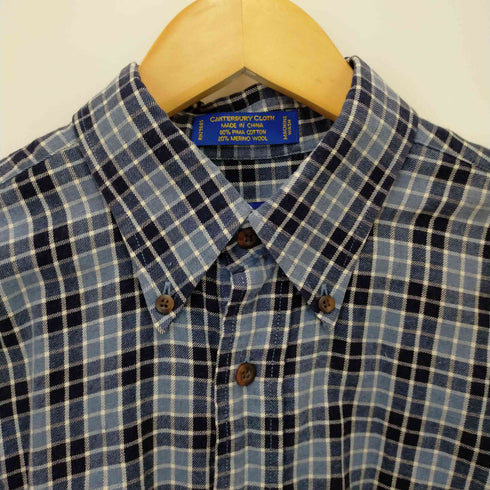 ペンドルトン PENDLETON 90S ウール混 ロングスリーブボタンダウンシャツ メンズ import:M