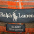 ラルフローレン RALPH LAUREN 90s BLAIRE ポニー刺繍 コットン ボタンダウンチェックシャツ メンズ import:XL