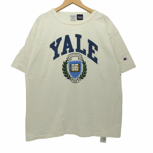 チャンピオン Champion MADE IN USA 前面プリント クルーネック カレッジTシャツ メンズ JPN:XL