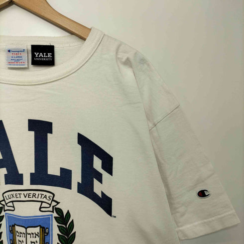 チャンピオン Champion MADE IN USA 前面プリント クルーネック カレッジTシャツ メンズ JPN:XL