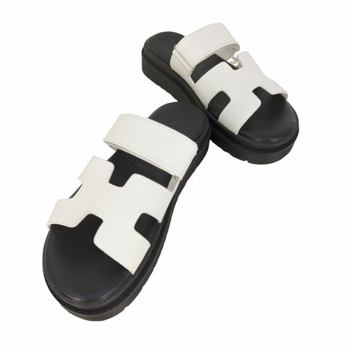 vivian collection ×HANA ROOM VOLUME SOLE DESIGN VELCRO SANDAL レディース JPN:S