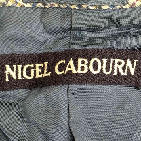 ナイジェルケーボン NIGEL CABOURN チェック 2Bテーラードジャケット メンズ 3
