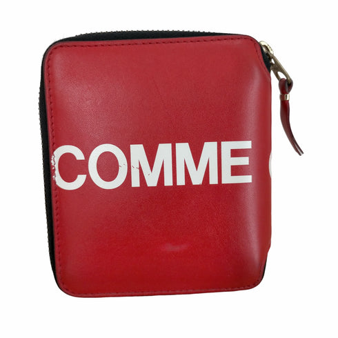 コムデギャルソン COMME des GARCONS HUGE LOGO ラウンドジップ財布 メンズ