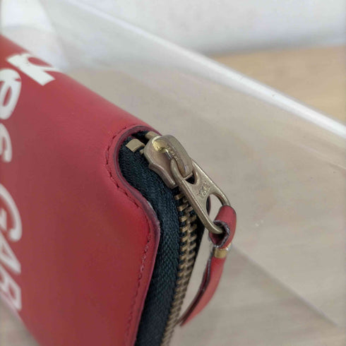 コムデギャルソン COMME des GARCONS HUGE LOGO ラウンドジップ財布 メンズ