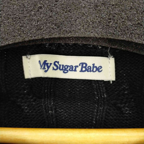 マイシュガーベイブ My Sugar Babe / MSB pigment cable knit メンズ import:XL