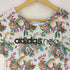 アディダス adidas neo HM FL ロゴプリント 総柄Tシャツ レディース JPN:L