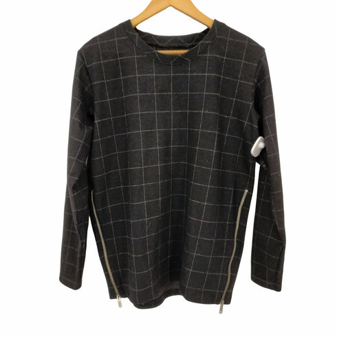 NOISE CRAT サイドジップクルーネックロンT メンズ JPN:M
