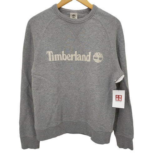 ティンバーランド Timberland ラグラン ロゴプリント プルオーバースウェット メンズ import:M
