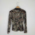 ザラ ZARA 総柄シアーシャツ レディース import:M