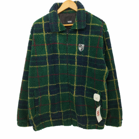 バンズ VANS チェックボアフリースジャケット メンズ JPN:M