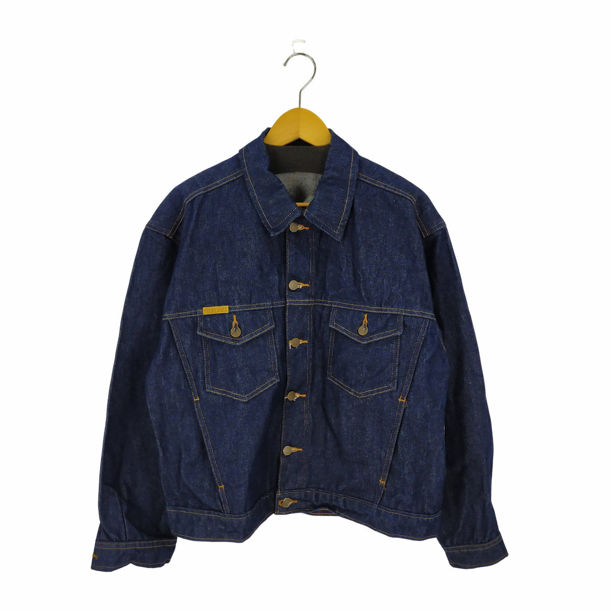 PRSN BLU ダークブルー デニムジャケット XS プリズンブルー PRSN BLU MADE IN USA インディゴデニムジャケット