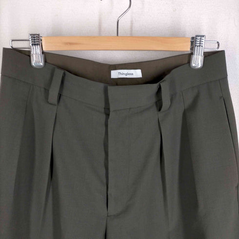 THINGLESS 22AW T/W GABA 2PLEATS PANTS メンズ JPN:S