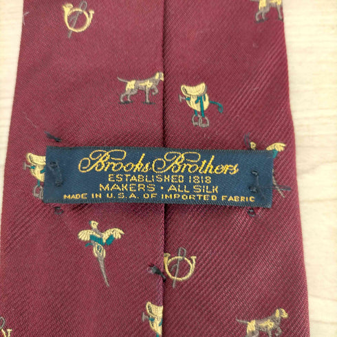 ブルックスブラザーズ BROOKS BROTHERS クリスマス柄シルクネクタイ メンズ