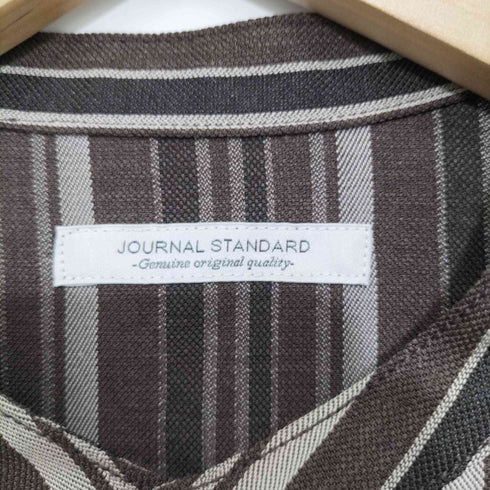 ジャーナルスタンダード JOURNAL STANDARD バンドカラーストライプシャツ メンズ JPN:S