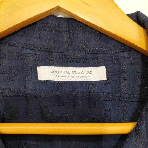 ジャーナルスタンダード JOURNAL STANDARD 2023SS 総柄オープンカラーシャツ Swell UP ジャガードCPO シャツジャケット メンズ JPN:M