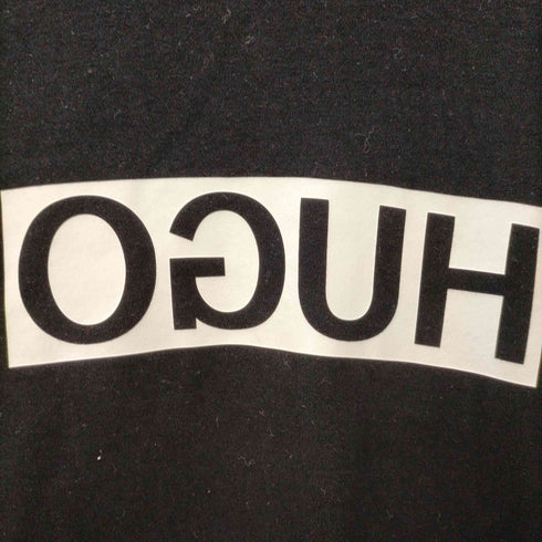 ヒューゴボス HUGO BOSS ロゴ反転プリント スウェット メンズ import:S