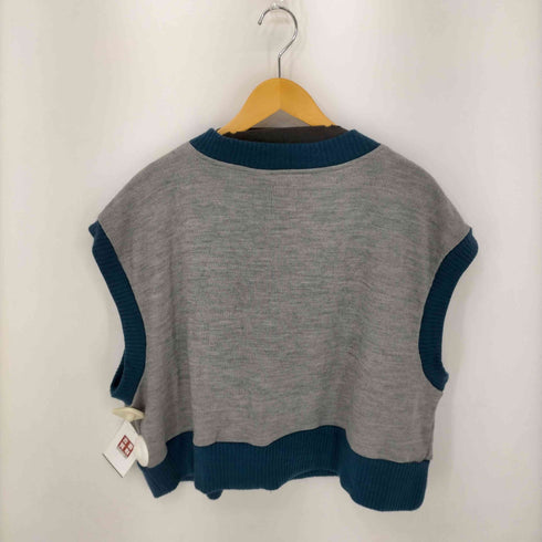 バースト VAST222 19AW BICOLOR KNIT VEST メンズ JPN:2