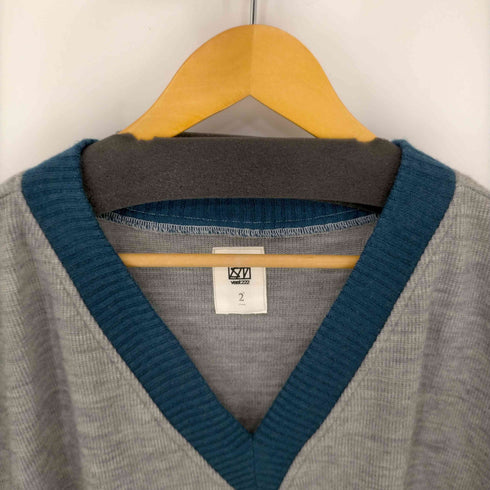 バースト VAST222 19AW BICOLOR KNIT VEST メンズ JPN:2