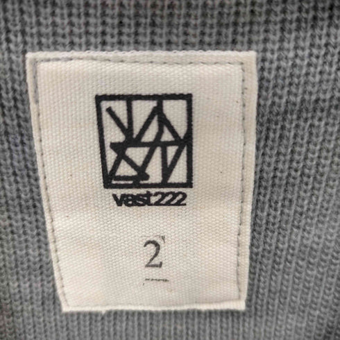 バースト VAST222 19AW BICOLOR KNIT VEST メンズ JPN:2