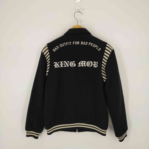 キングモブ KING MOB ワッペンロゴ ウールジャケット 裏地キルティング メンズ import:S