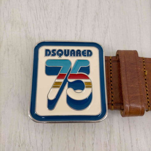 ディースクエアード DSQUARED2 イタリア製 レザーベルト メンズ M