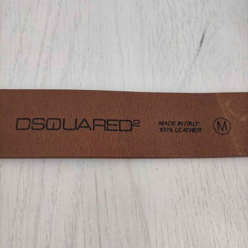ディースクエアード DSQUARED2 イタリア製 レザーベルト メンズ M