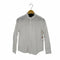 メーカーズシャツカマクラ Makers Shirt 鎌倉 フリル切替ノーカラーシャツ レディース DE:40