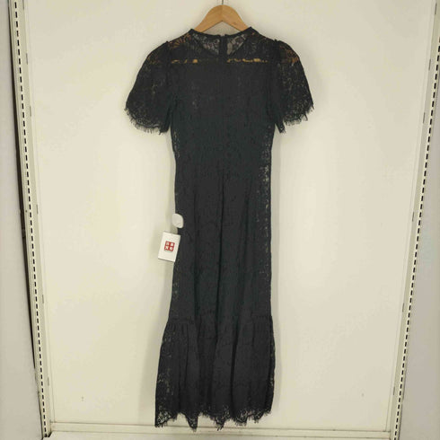 ザラ ZARA シアレース S/S マキシ ワンピース レディース import:S
