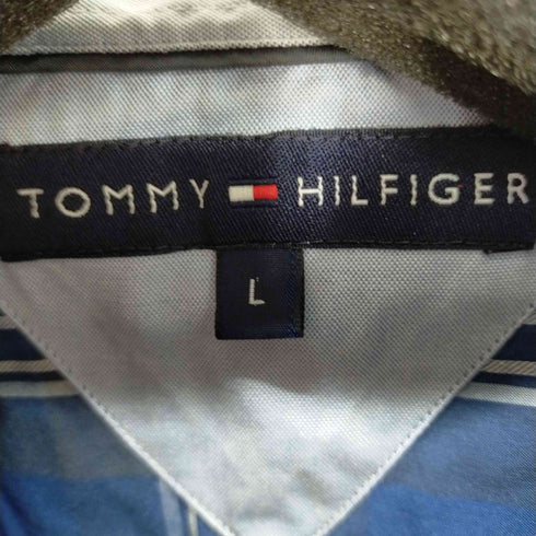 トミーヒルフィガー TOMMY HILFIGER フラッグロゴ刺繍 L/Sチェックシャツ メンズ JPN:L