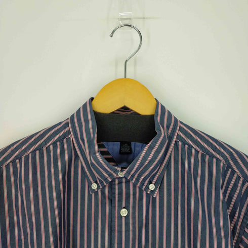 トミーヒルフィガー TOMMY HILFIGER フラッグロゴ刺繍 L/Sストライプシャツ メンズ JPN:L