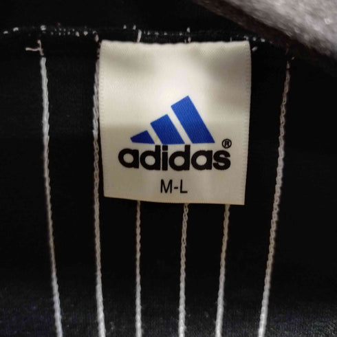 アディダス adidas デサント製 山型タグ ロゴ刺繍トラックジャケット メンズ M-L
