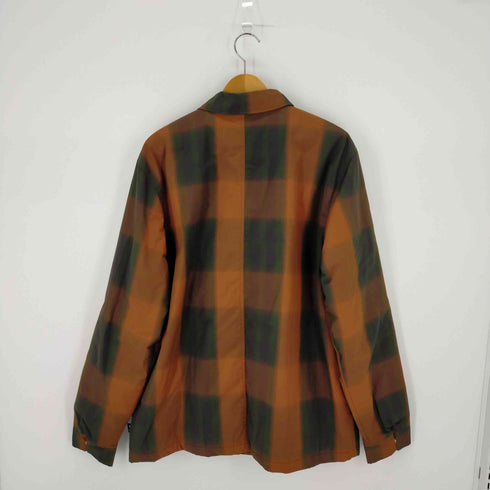 ステューシー Stussy ロゴ刺繍チェックコーチジャケット メンズ JPN:XL