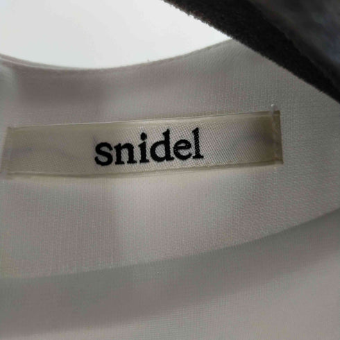 スナイデル snidel フリルスリーブノーカラーペプラムワンピース レディース 0