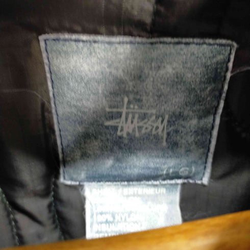 ステューシー Stussy 00S Thermolite PLUS 裏地キルティング 両面プリント ボンバージャケット メンズ JPN:L