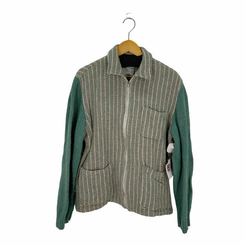 コムデギャルソンオム COMME des GARCONS HOMME 90S AD1997 ジップアップ ツイードニットジャケット メンズ