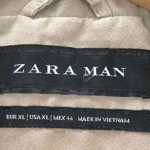 ザラマン ZARA MAN フェイクスウェード スタンドカラージャケット メンズ